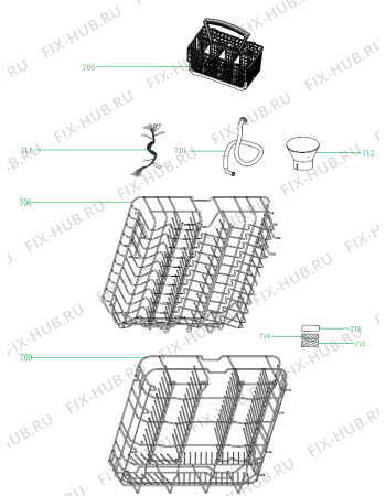 Схема №1 GS52214X (369312, GORENJE#8) с изображением Провод для посудомойки Gorenje 385838