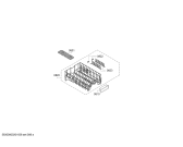 Схема №2 S585M50X4R Made in Germany с изображением Набор кнопок для посудомойки Bosch 10006451