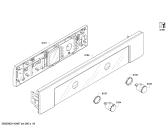 Схема №1 HBL3450UC с изображением Панель управления для духового шкафа Bosch 00684616