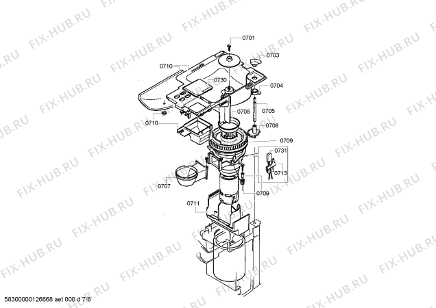 Схема №3 TK69009 Surpresso S75 с изображением Модуль управления для электрокофемашины Siemens 00650672