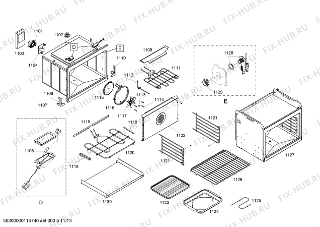 Схема №2 SEM302BS с изображением Декоративная рамка для плиты (духовки) Bosch 00143592