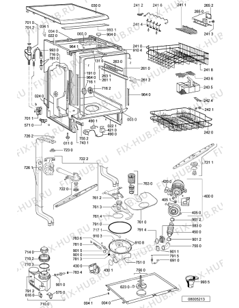 Схема №2 ADP 4735 WH с изображением Микромодуль для посудомоечной машины Whirlpool 481221838312