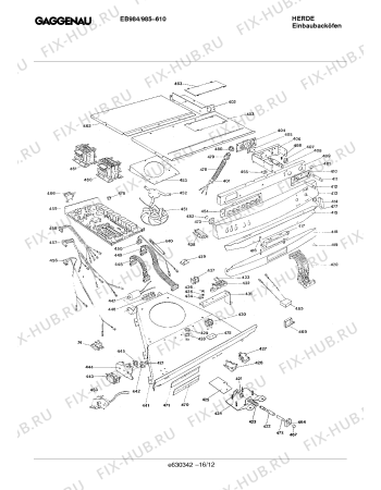 Схема №3 EB984610 с изображением Рамка для электропечи Bosch 00211037
