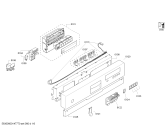 Схема №1 S44M57N5EU с изображением Передняя панель для посудомойки Bosch 00700408