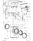 Схема №1 AWOE 1040 с изображением Модуль (плата) для стиральной машины Whirlpool 481010556134