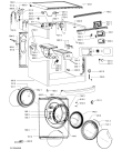 Схема №1 AWOE 1040 с изображением Блок управления для стиралки Whirlpool 481010509989