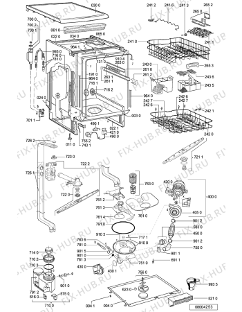 Схема №1 ADP 6835 WH с изображением Обшивка для посудомойки Whirlpool 481245372991