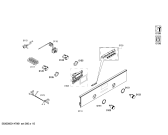 Схема №1 3HB506NP Horno.balay.2d.indp.CFm.E0_CIF.negro с изображением Передняя часть корпуса для электропечи Bosch 00700441