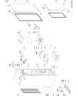 Схема №1 LR6 S1 W UK с изображением Дверца для холодильника Whirlpool 481010821764