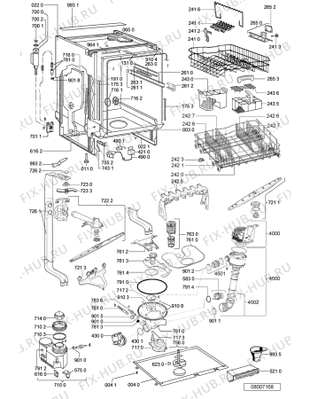 Схема №1 GSI PLATIN 1 PC IN с изображением Обшивка для посудомоечной машины Whirlpool 480140100115