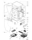 Схема №1 ADL 745/2 с изображением Панель для посудомоечной машины Whirlpool 481245370579
