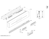 Схема №3 SN536S00GD Extraklasse с изображением Передняя панель для электропосудомоечной машины Siemens 11018885