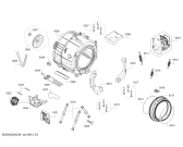 Схема №1 WAT2467SPL с изображением Бак для стиральной машины Bosch 00715309