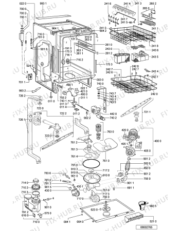 Схема №1 GSI 4988 C-IN с изображением Обшивка для посудомоечной машины Whirlpool 481245371502