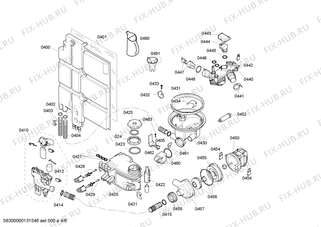 Схема №1 SRV45T43EU с изображением Набор кнопок для посудомойки Bosch 00605849