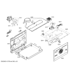 Схема №2 HEN700520 с изображением Панель управления для духового шкафа Bosch 00660043