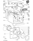 Схема №1 AWM 5050 с изображением Рукоятка для стиралки Whirlpool 481249878138
