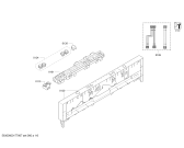 Схема №1 JS04VN92 с изображением Передняя панель для электропосудомоечной машины Bosch 00742915