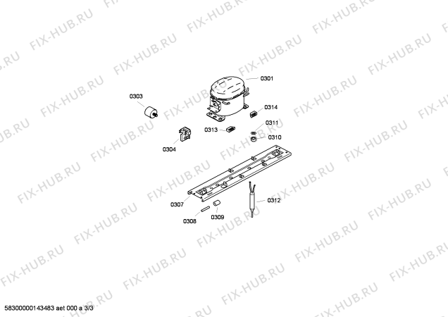 Схема №1 KGF22622TI с изображением Дверь для холодильной камеры Bosch 00248860