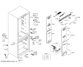 Схема №1 P1KNB4927A с изображением Дверь для холодильной камеры Bosch 00247679