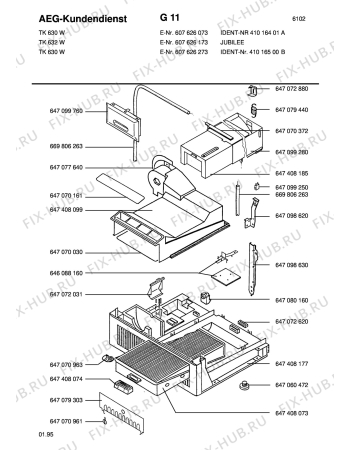 Взрыв-схема стиральной машины Blomberg TK 632-W JUBILEE   7 - Схема узла Section3