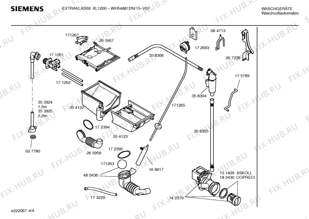 Схема №1 WH54881DN EXTRAKLASSE XL 1200 с изображением Панель управления для стиралки Siemens 00359658