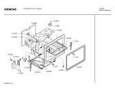 Схема №1 HB16K64 с изображением Панель управления для плиты (духовки) Siemens 00359087