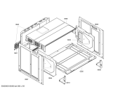 Схема №1 B4540N0 с изображением Панель управления для плиты (духовки) Bosch 00444017