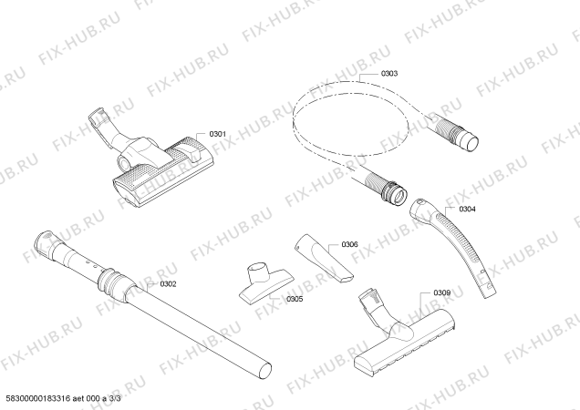 Схема №2 VSZ5SEN1 Z5.0 PowerSensor с изображением Регулятор для электропылесоса Siemens 00622518