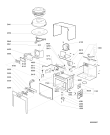 Схема №1 AMW 410 IX с изображением Дверца для микроволновки Whirlpool 480120100067