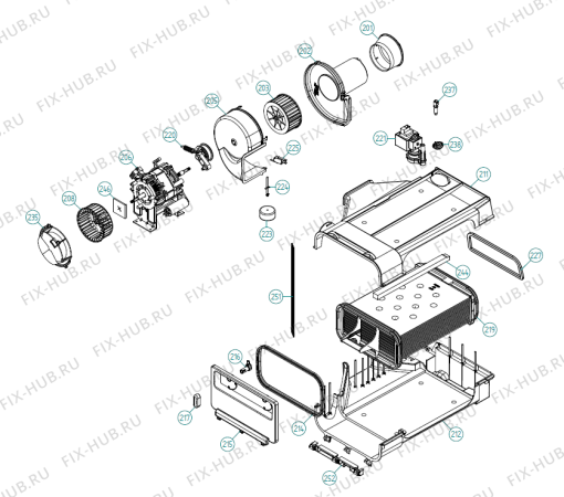 Взрыв-схема стиральной машины Asko T793C CE   -Stainless (200090, TD60.3) - Схема узла 02