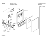 Схема №1 SRS3002 с изображением Передняя панель для электропосудомоечной машины Bosch 00357264