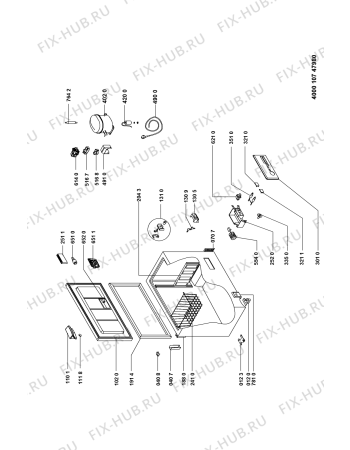 Схема №1 GT 279 A3+ с изображением Дверца для холодильника Whirlpool 481010717462