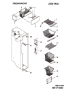 Схема №2 XBZ800AENF (F045537) с изображением Корпусная деталь для холодильной камеры Indesit C00195424