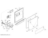 Схема №1 S54E53X3EP с изображением Передняя панель для посудомоечной машины Bosch 00677694