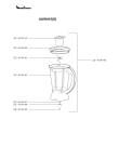 Схема №1 AAW947(S) с изображением Сосуд для электромиксера Moulinex SS-989942
