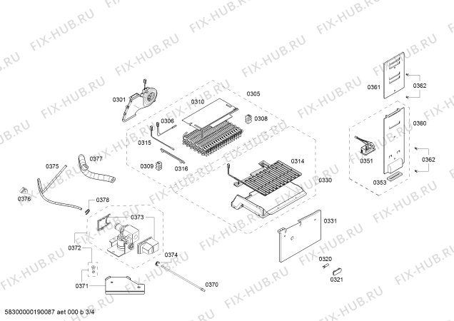 Схема №2 B11CB81SSS с изображением Крепеж для холодильной камеры Bosch 00633023