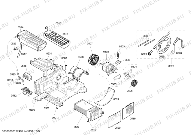 Схема №1 WT46E101EE с изображением Панель управления для сушилки Siemens 00661675