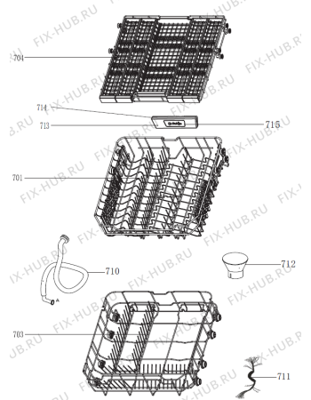 Схема №1 GS64314W (352698, GORENJE#9) с изображением Кабель для посудомоечной машины Gorenje 390269