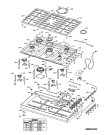 Схема №1 KHPF 9010/I0 с изображением Шланг для духового шкафа Whirlpool 481253049364