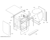 Схема №1 SN26T292GB с изображением Столешница для посудомойки Siemens 00685449