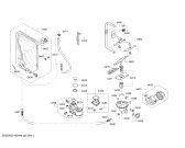 Схема №1 ZED25W40EU с изображением Набор кнопок для посудомойки Siemens 00623668