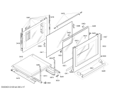 Схема №2 HL658540F с изображением Фронтальное стекло для духового шкафа Siemens 00477981