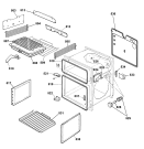 Схема №1 60HGP (F079713) с изображением Панель для плиты (духовки) Indesit C00293290