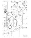 Схема №1 ADG 8557/2 IX с изображением Обшивка для посудомоечной машины Whirlpool 481245372994