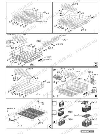 Схема №1 GSF 61415 A++ TR с изображением Микромодуль для электропосудомоечной машины Whirlpool 481010789766