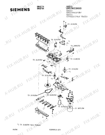 Схема №1 RM8444 с изображением Сервисная инструкция для аудиотехники Siemens 00535152