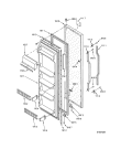 Схема №1 ART 735 с изображением Держатель для холодильника Whirlpool 481941879266