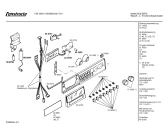 Схема №1 CW32030 CW3203 с изображением Панель управления для стиральной машины Bosch 00286128