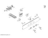 Схема №1 HB239E1T с изображением Панель управления для плиты (духовки) Siemens 00676943